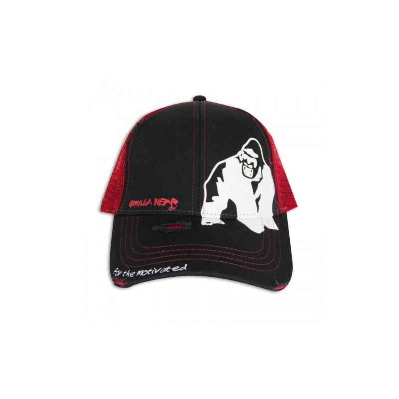 Trucker Cap Black/Red – Gorillawear India