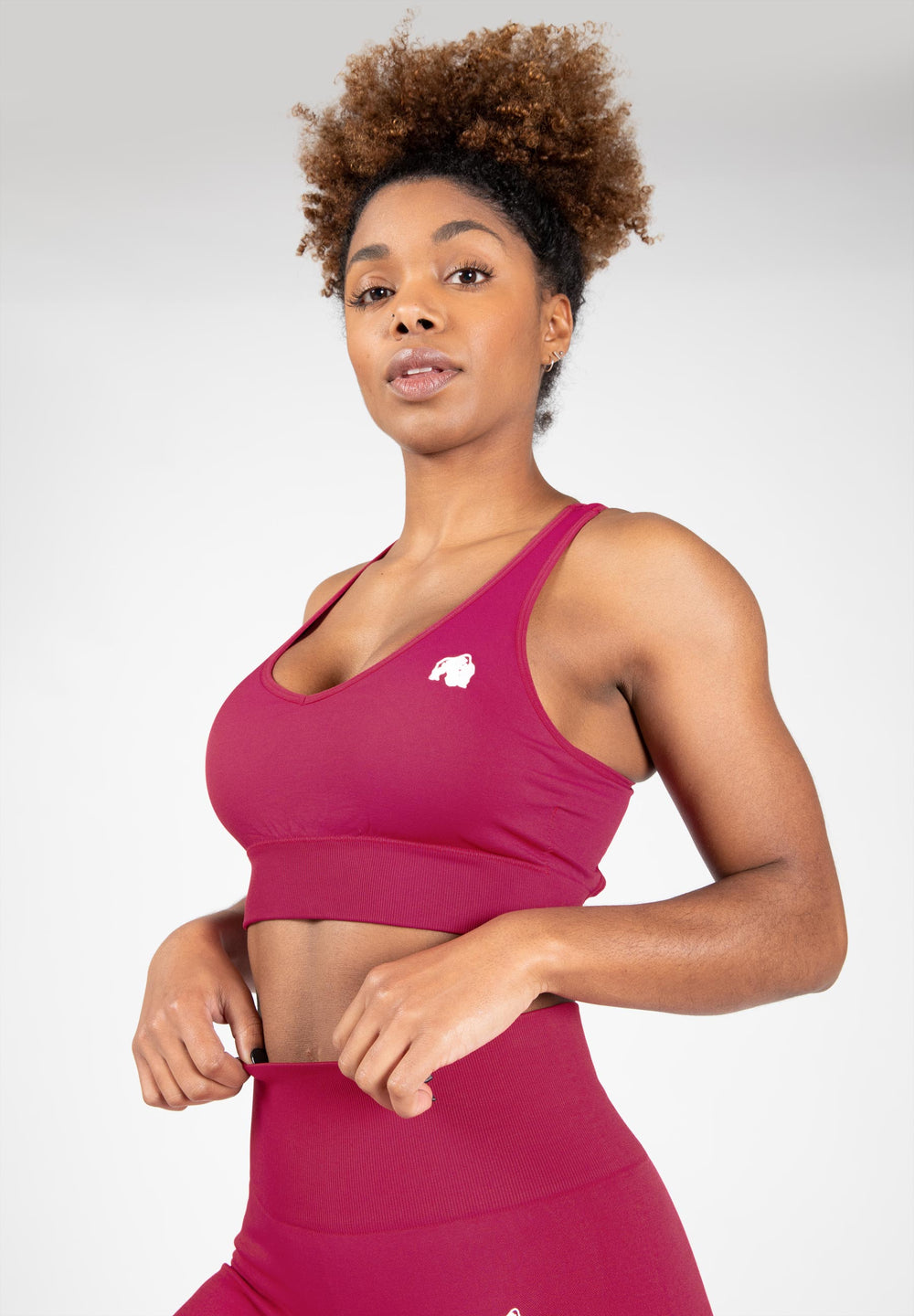 Hilton Seamless Sports Bra - Fuchsia