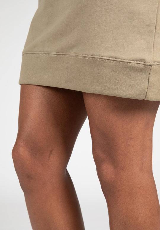 Isabella Sweatshirt Dress - Beige